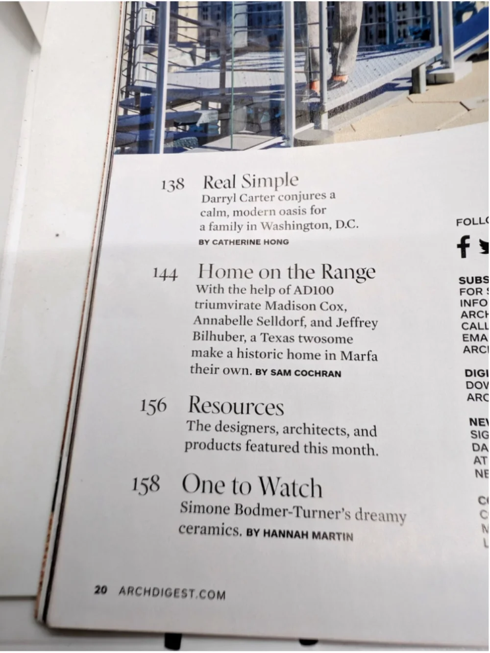 Architectural Digest Magazine January 2022 - AD 100 Issue